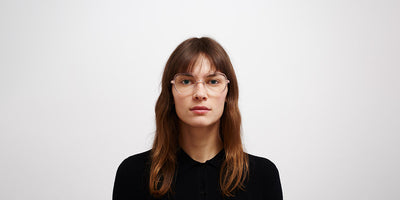 Mykita® FARAH MYK FARAH C134 Rose Water/Silk Champagne 54 - C134 Rose Water/Silk Champagne Eyeglasses