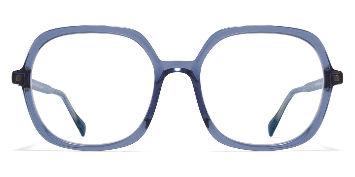 Mykita® FARAH MYK FARAH C166 Deep Ocean/Silk Gold 54 - C166 Deep Ocean/Silk Gold Eyeglasses