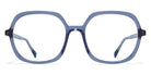 Mykita® FARAH MYK FARAH C166 Deep Ocean/Silk Gold 54 - C166 Deep Ocean/Silk Gold Eyeglasses