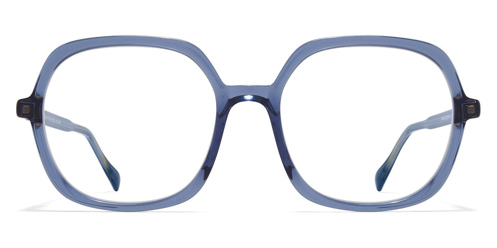 Mykita® FARAH MYK FARAH C166 Deep Ocean/Silk Gold 54 - C166 Deep Ocean/Silk Gold Eyeglasses