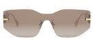 Fendi® FE40066U FEN FE40066U 31F 00 - Matte Endura Gold / Brown Sunglasses