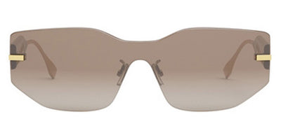 Fendi® FE40066U FEN FE40066U 31F 00 - Matte Endura Gold / Brown Sunglasses