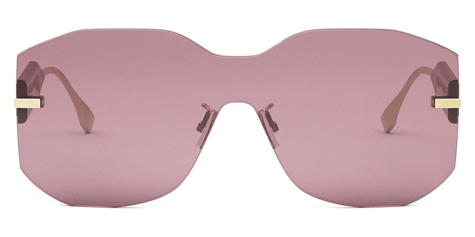 Fendi® FE40067U FEN FE40067U 30Y 00 - Shiny Gold / Bordeaux Sunglasses