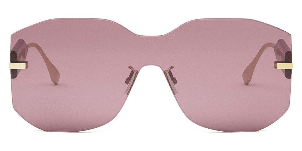 Fendi® FE40067U FEN FE40067U 30Y 00 - Shiny Gold / Bordeaux Sunglasses