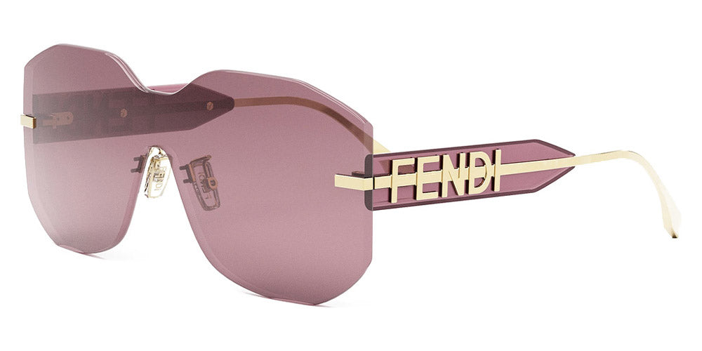 Fendi® FE40067U FEN FE40067U 30Y 00 - Shiny Gold / Bordeaux Sunglasses