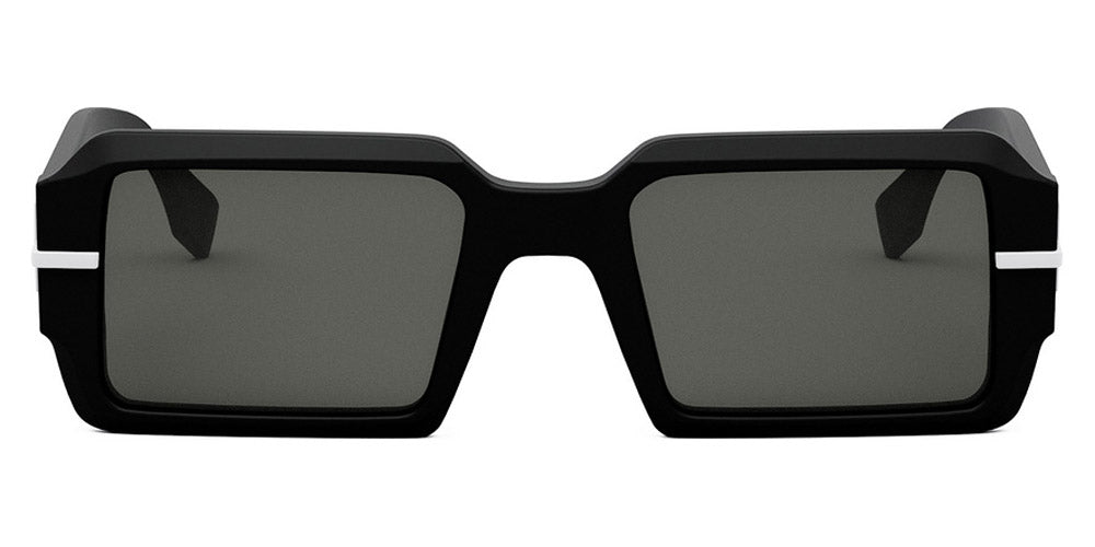 Fendi® FE40073U FEN FE40073U 02A 52 - Matte Black / Smoke Sunglasses