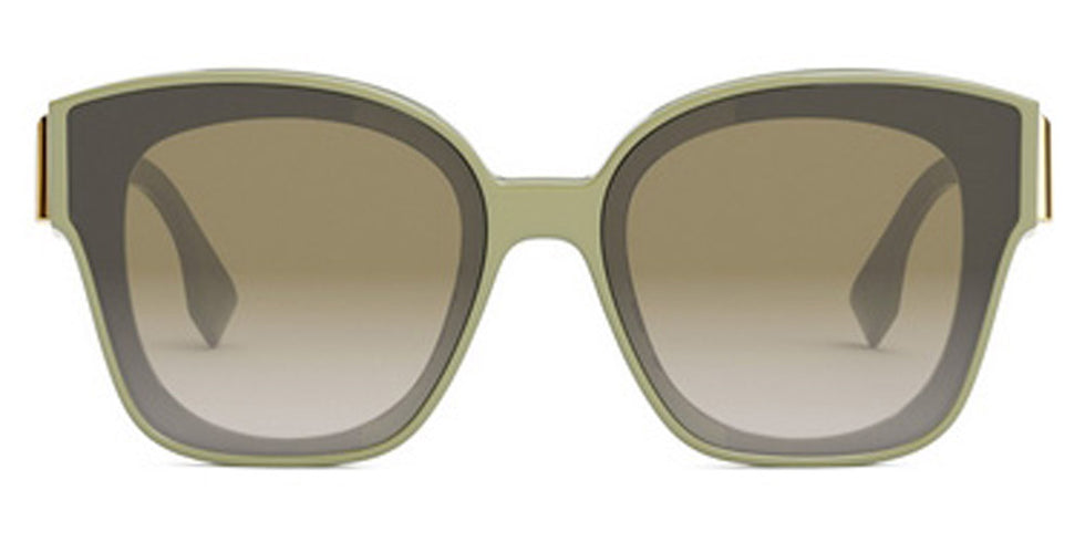 Fendi® FE40098I FEN FE40098I 95P 63 - Light Green / Gradient Green Sunglasses