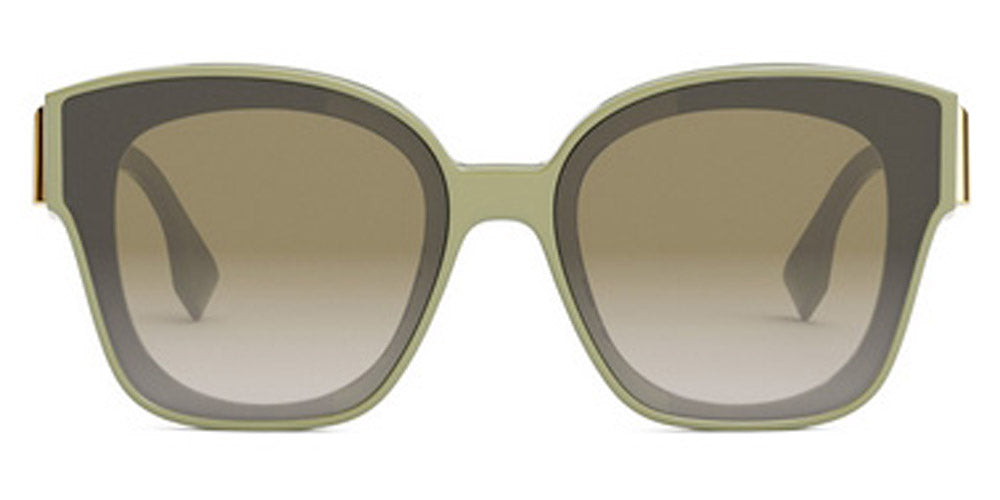 Fendi® FE40098I FEN FE40098I 95P 63 - Light Green / Gradient Green Sunglasses