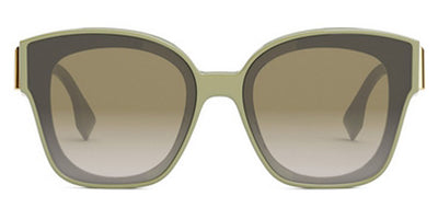 Fendi® FE40098I FEN FE40098I 95P 63 - Light Green / Gradient Green Sunglasses
