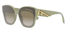 Fendi® FE40098I FEN FE40098I 95P 63 - Light Green / Gradient Green Sunglasses