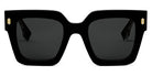 Fendi® FE40101I FEN FE40101I 01A 50 - Shiny Black / Smoke Sunglasses