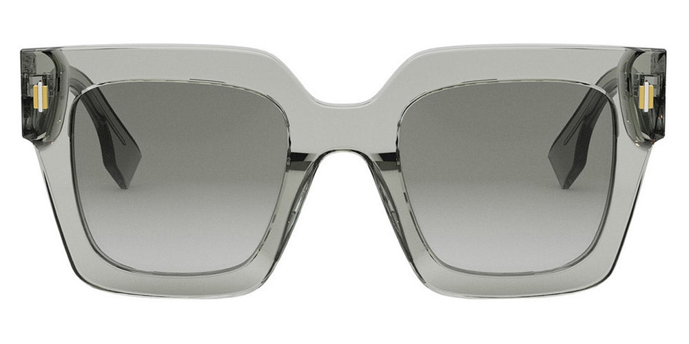 Fendi® FE40101I FEN FE40101I 20B 50 - Shiny Transparent Light Grey / Grey Sunglasses