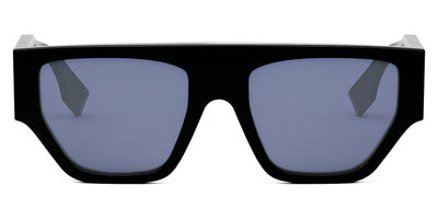 Fendi® FE40108U FEN FE40108U 01V 54 - Shiny Black / Light Blue Sunglasses