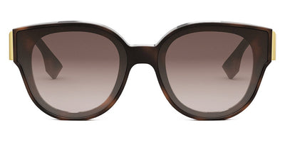 Fendi® FE40111I FEN FE40111I 53F 63 - Shiny Havana / Brown Sunglasses