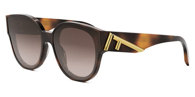 Fendi® FE40111I FEN FE40111I 53F 63 - Shiny Havana / Brown Sunglasses