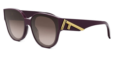 Fendi® FE40111I FEN FE40111I 81F 63 - Shiny Purple / Brown Sunglasses