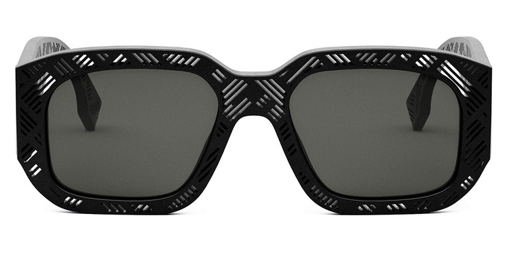Fendi® FE40013I FEN FE40013I 02A 52 - Matte Black / Smoke Sunglasses
