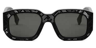 Fendi® FE40013I FEN FE40013I 02A 52 - Matte Black / Smoke Sunglasses