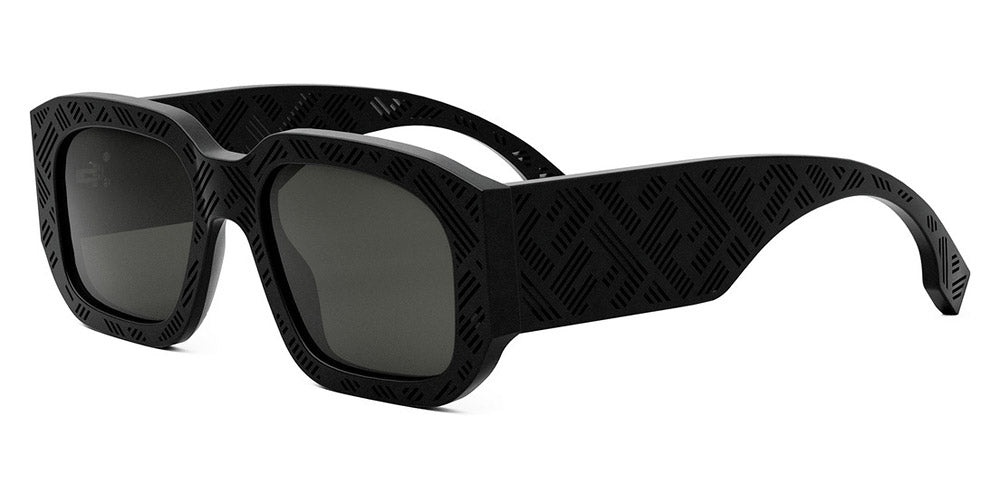 Fendi® FE40013I FEN FE40013I 02A 52 - Matte Black / Smoke Sunglasses