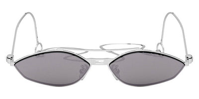 Fendi® FE40114U-Y FEN FE40114U-Y 16C 57 - Shiny Palladium / Smoke with White Mirror Sunglasses