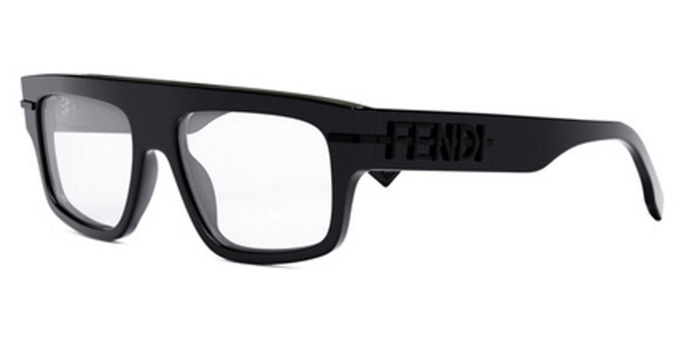 Fendi® FE50062I FEN FE50062I 001 54 - Shiny Black Eyeglasses