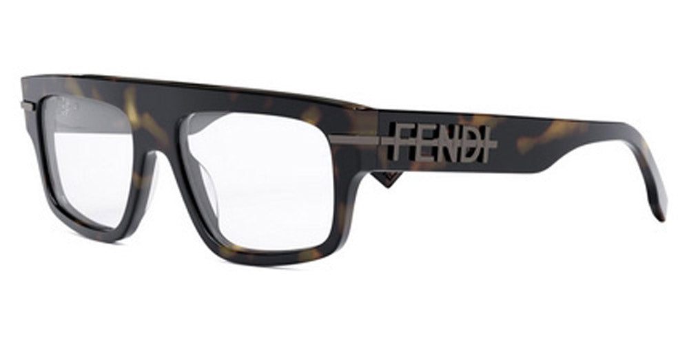 Fendi® FE50062I FEN FE50062I 052 54 - Shiny Dark Havana Eyeglasses