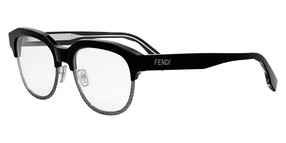 Fendi® FE50068U FEN FE50068U 001 52 - Shiny Black Eyeglasses