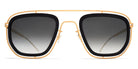 Mykita® FERLO MYK FERLO Pitch Black/Glossy Gold 53 - MYK FERLO Pitch Black/Glossy Gold Sunglasses