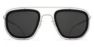 Mykita® FERLO MYK FERLO Pitch Black/Shiny Silver 53 - MYK FERLO Pitch Black/Shiny Silver Sunglasses