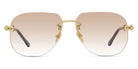 Fred® FG40011U FRD FG 40011U 30F 60 - Shiny Gold/Nude Sunglasses