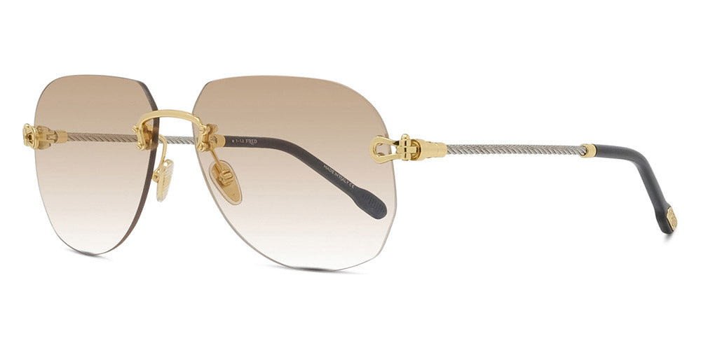 Fred® FG40011U FRD FG 40011U 30F 60 - Shiny Gold/Nude Sunglasses