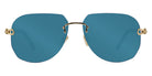 Fred® FG40011U FRD FG 40011U 30V 60 - Shiny Endura Gold/Blue Sunglasses