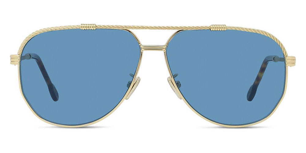 Fred® FG40024U FRD FG40024U 30V 60 - Shiny Gold/Light Blue Sunglasses