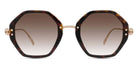 Fred® FG40026U FRD FG40026U 52F 52 - Shiny Havana/Brown Sunglasses