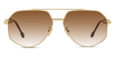 Fred® FG40030U FRD FG40030U 30F 60 - Shiny Gold/Brown Sunglasses