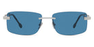 Fred® FG40040U FRD FG40040U 16V 58 - Shiny Palladium/Blue Sunglasses