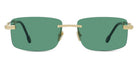 Fred® FG40040U FRD FG40040U 30N 58 - Shiny CL Gold/Green Sunglasses