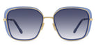 Fred® FG40041U FRD FG40041U 90W 57 - Shiny Opaline Blue/Blue Sunglasses