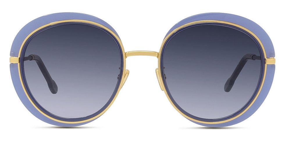 Fred® FG40043U FRD FG40043U 90W 55 - Shiny Opaline Blue/Blue Sunglasses