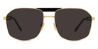 Fred® FG40044U FRD FG40044U 01D 59 - Shiny Gold/Smoke Sunglasses