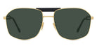 Fred® FG40044U FRD FG40044U 01R 59 - Shiny Gold/Green Sunglasses