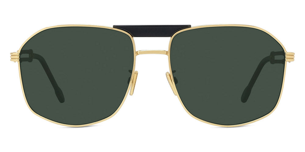 Fred® FG40044U FRD FG40044U 01R 59 - Shiny Gold/Green Sunglasses