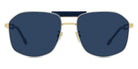 Fred® FG40044U FRD FG40044U 90H 59 - Shiny Gold/Blue Sunglasses