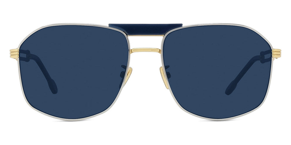 Fred® FG40044U FRD FG40044U 90H 59 - Shiny Gold/Blue Sunglasses