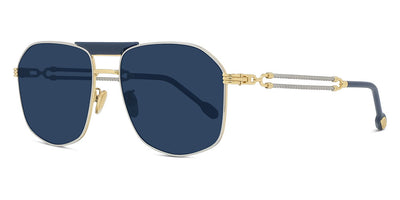 Fred® FG40044U FRD FG40044U 90H 59 - Shiny Gold/Blue Sunglasses