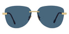 Fred® FG40045U FRD FG40045U 30V 61 - Shiny Gold/Blue Sunglasses