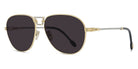 Fred® FG40047U FRD FG40047U 30A 59 - Shiny Gold/Smoke Sunglasses
