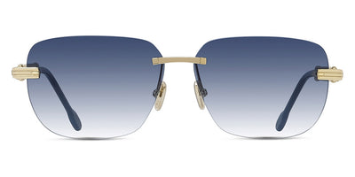 Fred® FG40048U FRD FG40048U 30W 59 - Shiny Gold/Light Blue Sunglasses