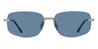 Fred® FG40049U FRD FG40049U 30V 60 - Shiny Gold/Blue Sunglasses