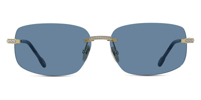 Fred® FG40049U FRD FG40049U 30V 60 - Shiny Gold/Blue Sunglasses
